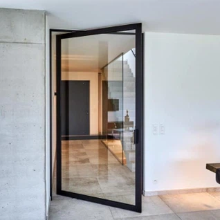 Dupla üvegezett elülső ajtók