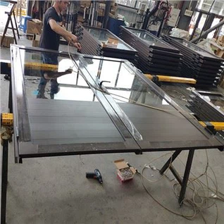 Alumínium dupla ajtók